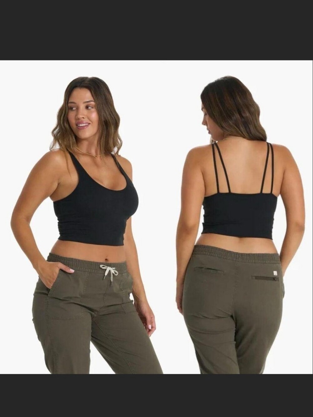 Nwt Halo 2.0 Crop Black Size M